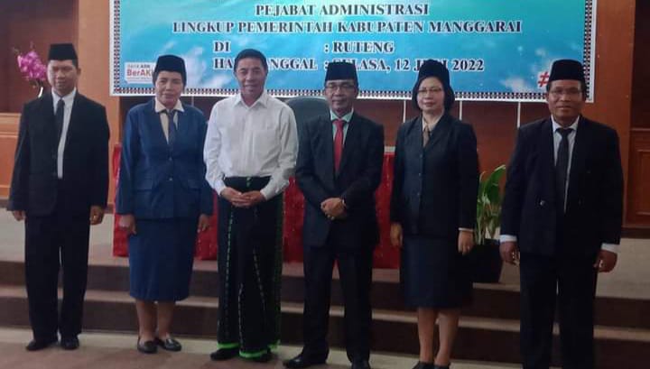 2 Pejabat Nonjob di Manggarai Dilantik Kembali
