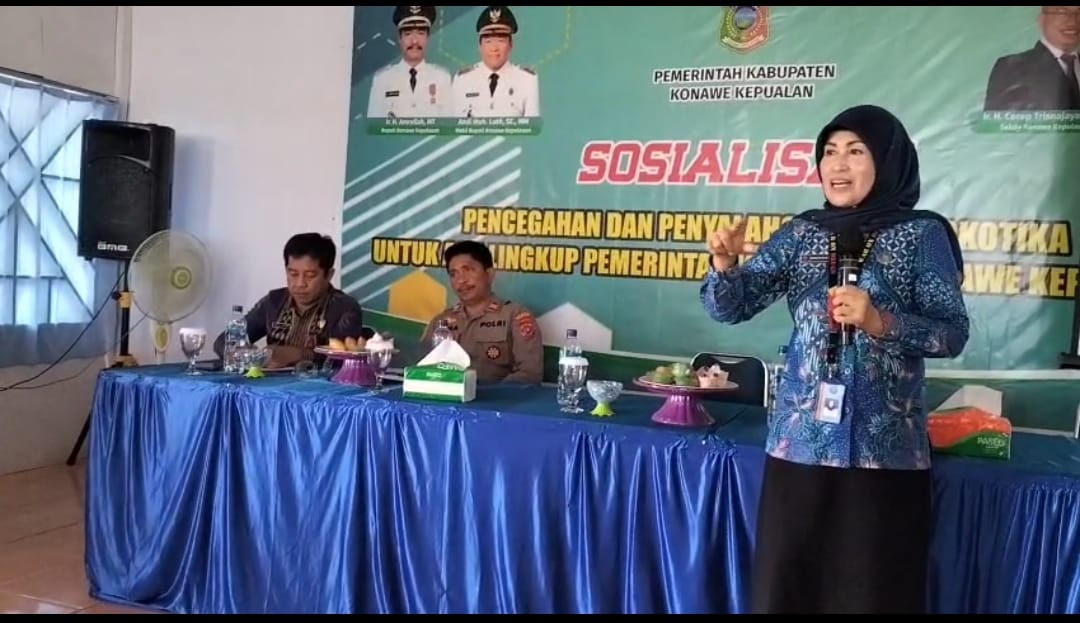 BNNP Sultra Edukasi ASN Konawe Kepulauan tentang Bahaya Narkoba