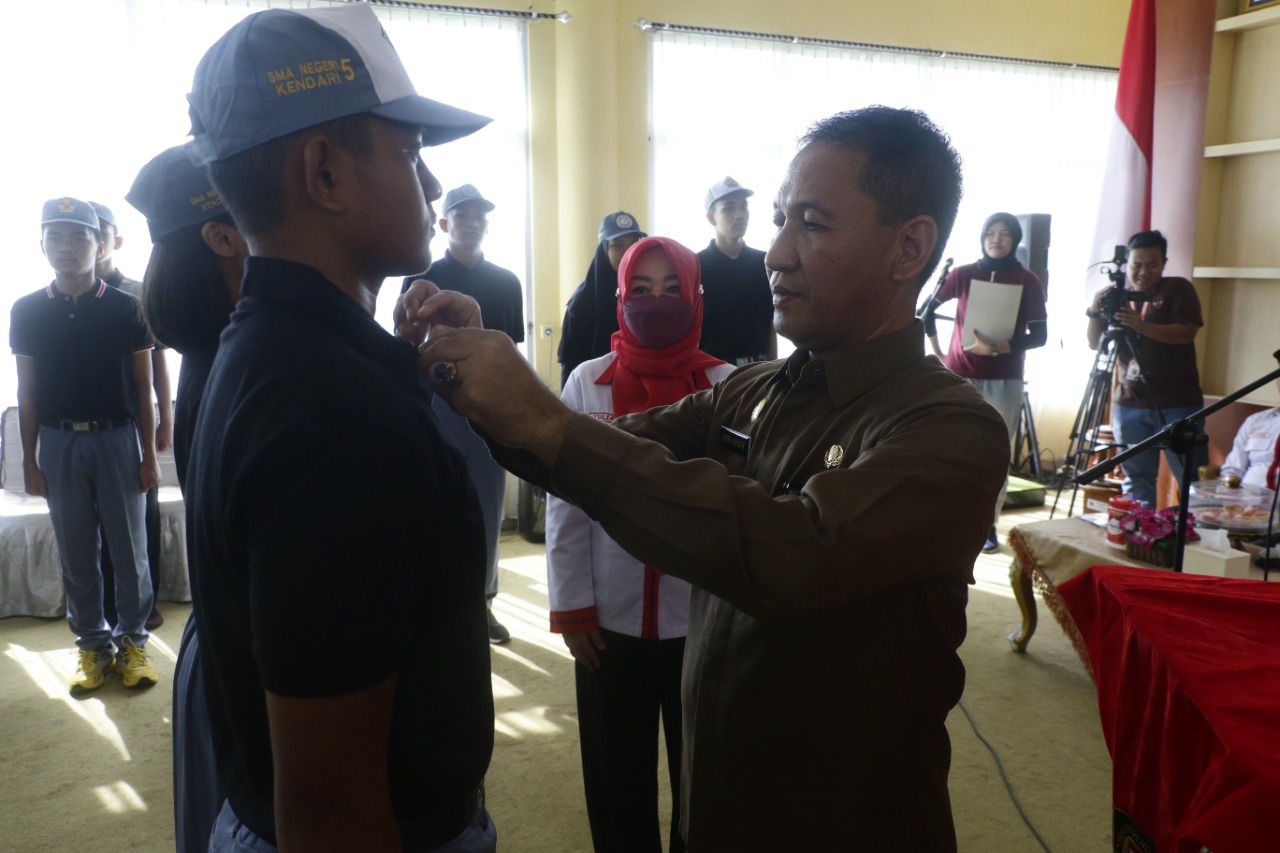 Jelang HUT Proklamasi, 42 Pasukan Pengibar Bendera Kota Kendari Mulai Latihan