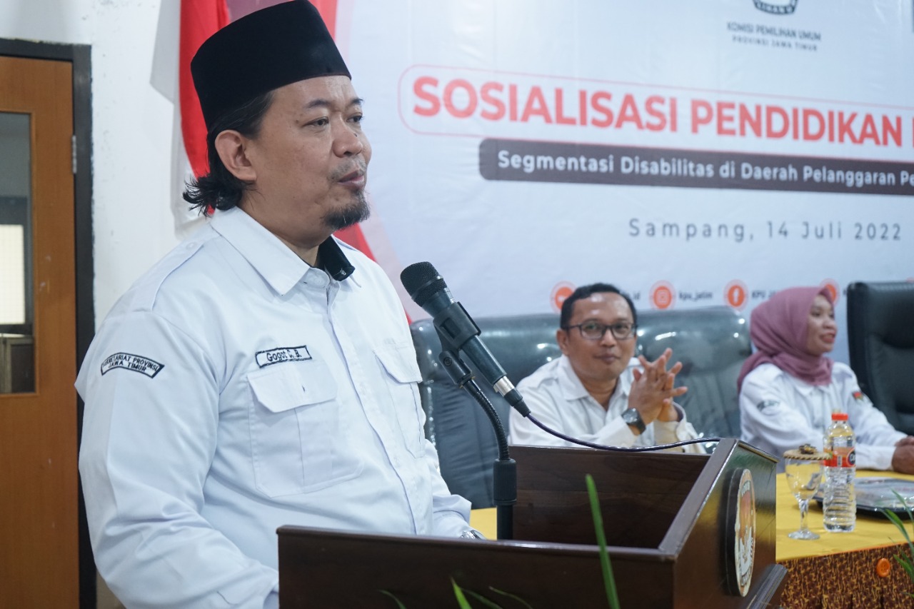 KPU Catat Partisipasi Pemilih Segmen Disabilitas di Jawa Timur Masih Rendah