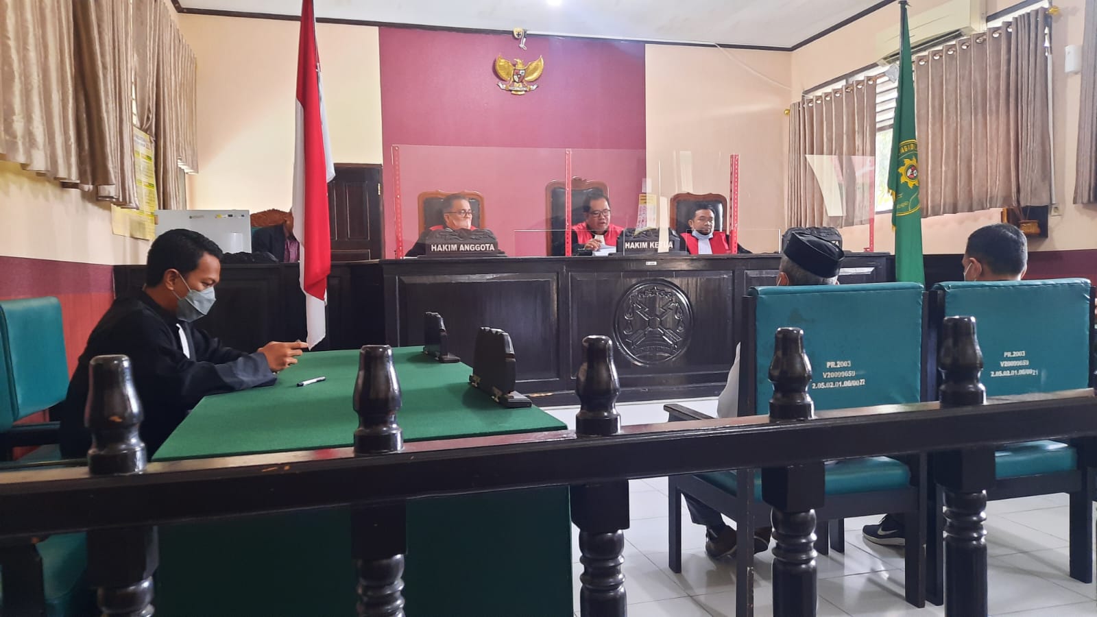 Mantan Sekwan Muna Barat dan Bendaharanya Divonis 1 Tahun Penjara dan Denda Rp 50 Juta