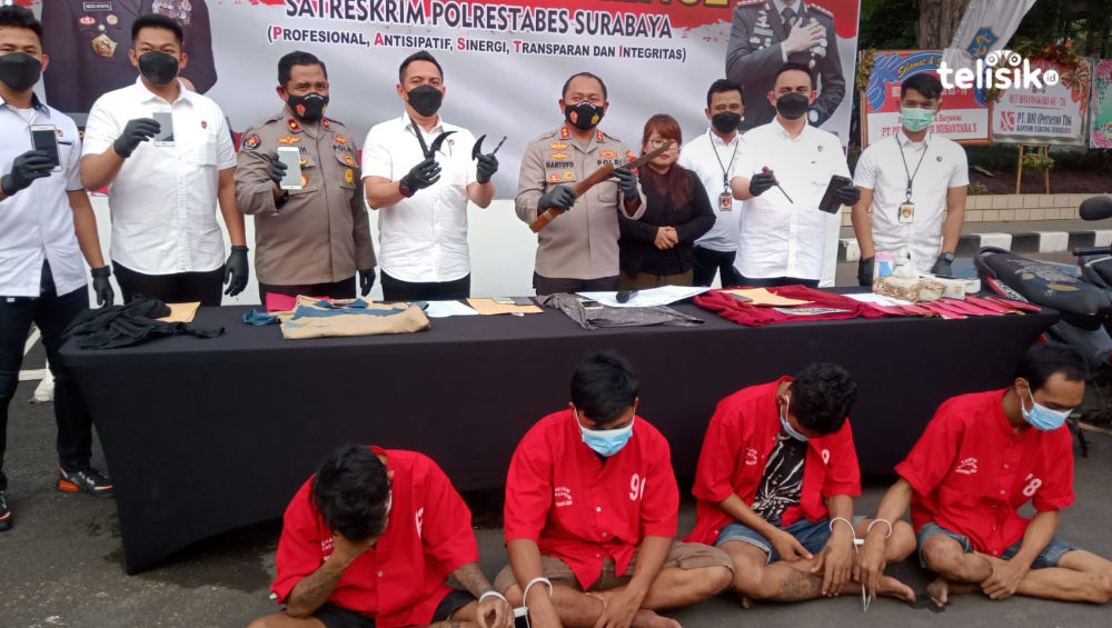 Ngaku Petugas Gabungan, 7 Orang Komplotan Curas Ditangkap Polisi