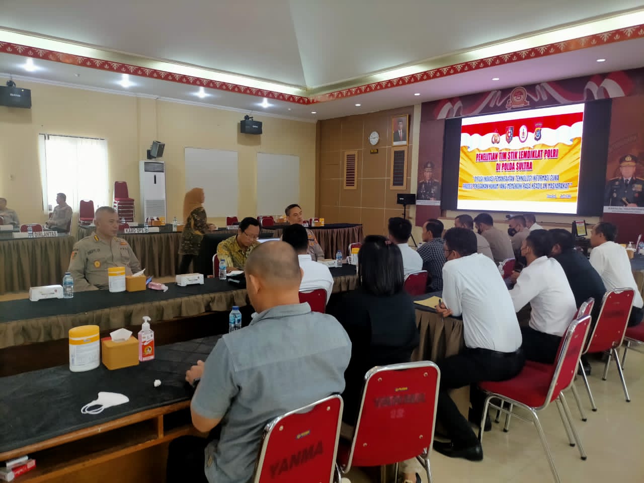 Wujudkan Penegakan Hukum, Tim STIK Lemdiklat Polri Lakukan Penelitian di Polda Sultra