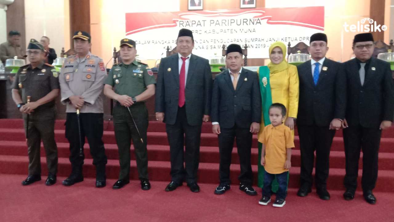 Dilantik, Ketua DPRD Muna Janji Jadikan Dewan Tempat Aspirasi Rakyat