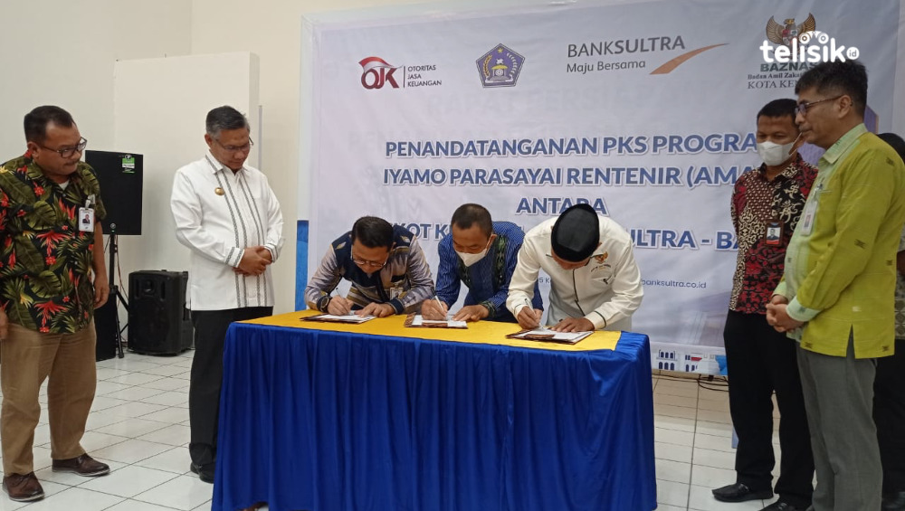 Fasilitasi Permodalan UKM, Pemkot dan Baznas Kota Kendari Kerjasama dengan Bank Sultra
