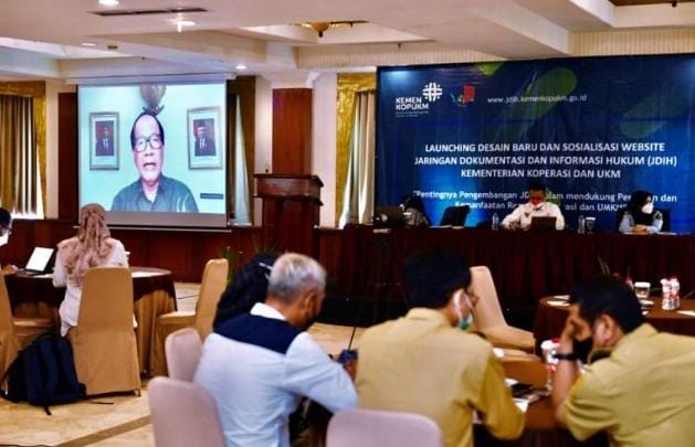 Launching Desain Baru, JDIH KemenKopUKM Yakini Optimal Lindungi KUMKM