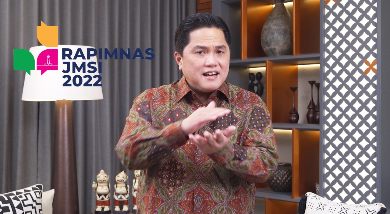 Rapimnas JMSI, Erick Thohir: Media Siber Harus Ikut Jaga Demokrasi