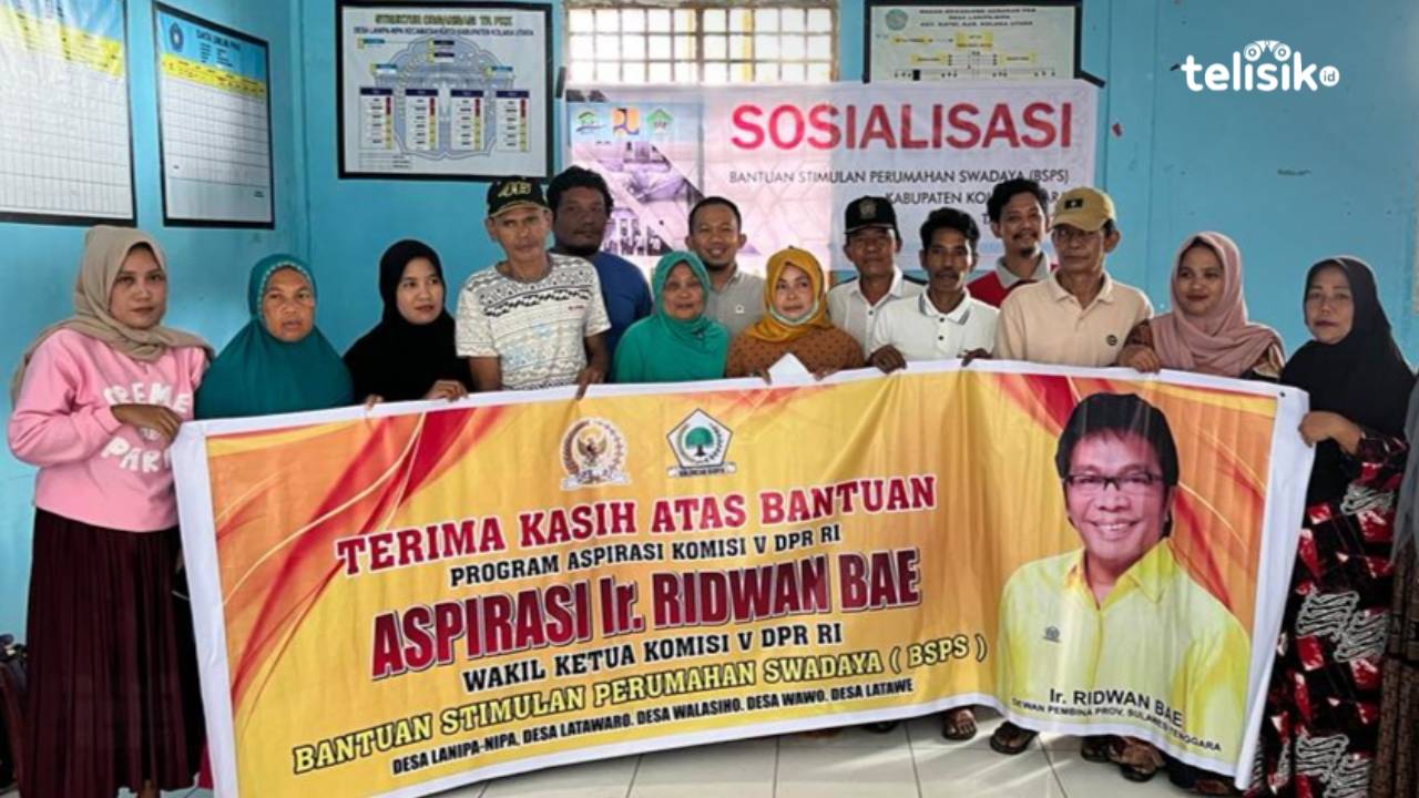 Ratusan KK di Kolaka Utara Dapat Bantuan BSPS