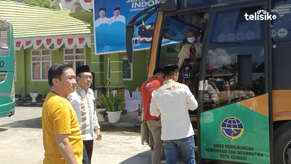 Sambut Kepulangan 72 Jemaah Haji, Ini Pesan Kabag Kesra Konawe