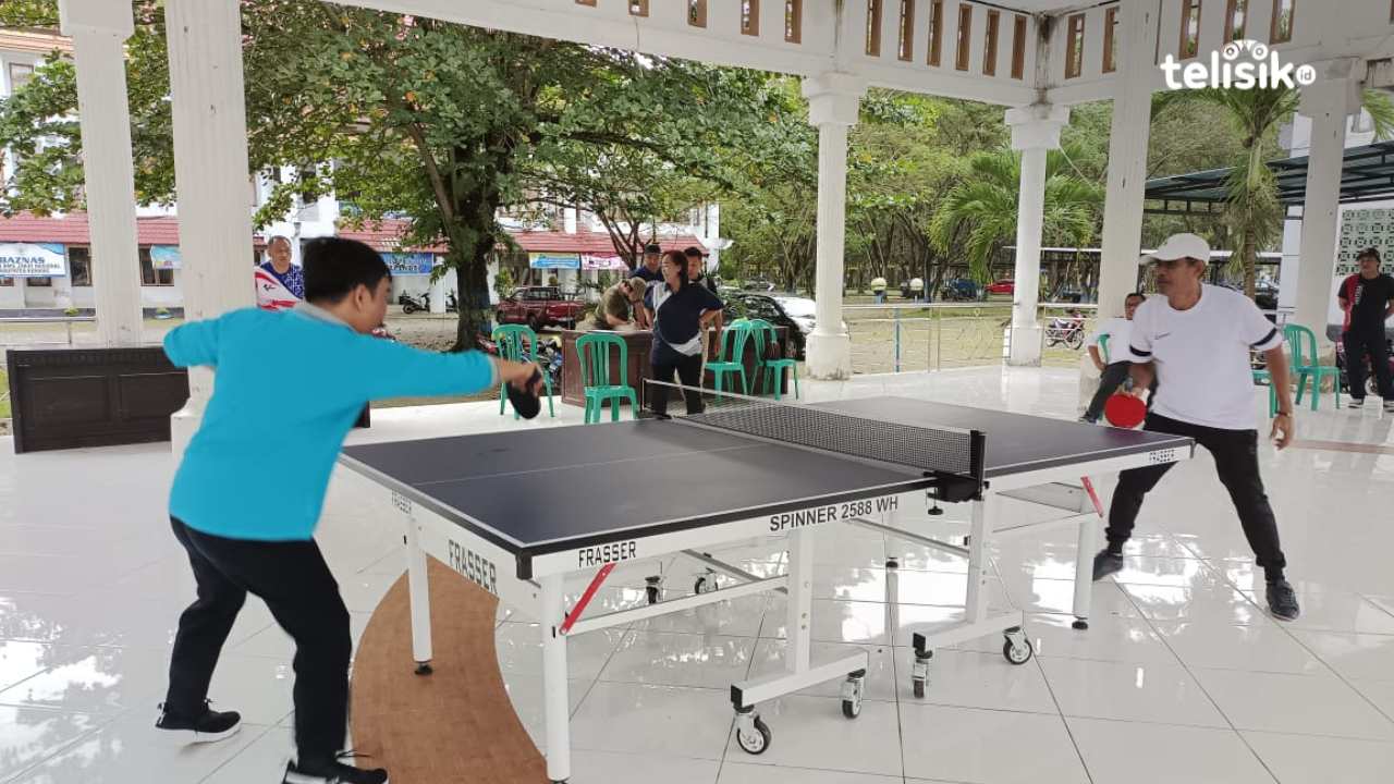 Semarakkan HUT ke-77 RI, Pemda Konawe Gelar Pertandingan Tenis Meja