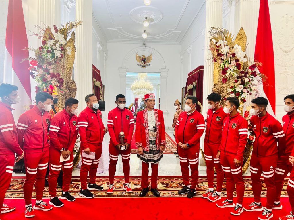 Timnas Indonesia U-16 Dapat Bonus Rp 1 Miliar dari Jokowi
