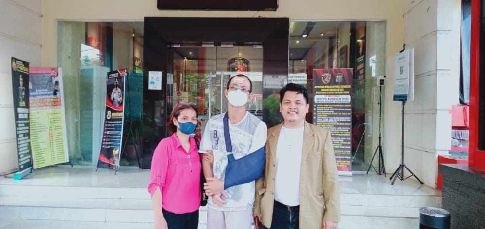 Korban Bacokan Pedang di Kota Medan, Malah Dilapor ke Polisi