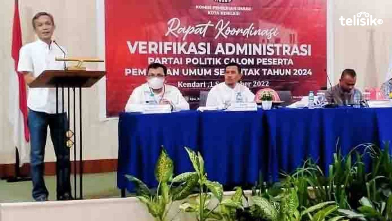 Rakor dengan Parpol, KPU Kendari Ingatkan Soal Catut Nama Anggota