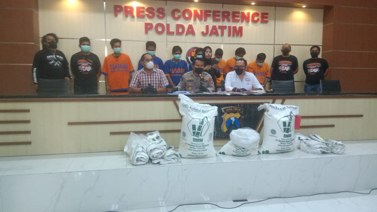 Selundupkan Gula Ravinasi 30 Ton, Sopir Ekspedisi Ditangkap Polisi