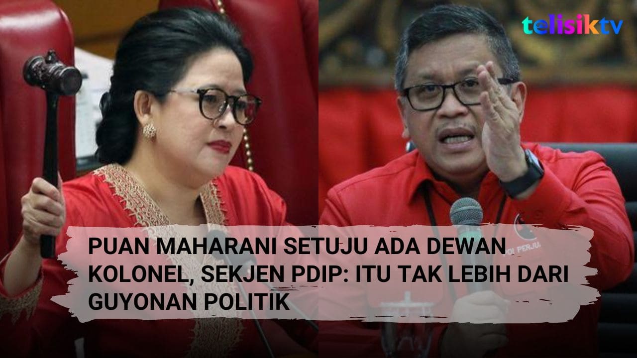 Video: Puan Maharani Setuju Ada Dewan Kolonel, Sekjen PDIP: Itu Tak Lebih dari Guyonan Politik