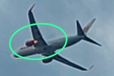 39 Menit Mencekam Lion Air Terbakar di Udara, Ledakan hingga Api di Sayap Pesawat