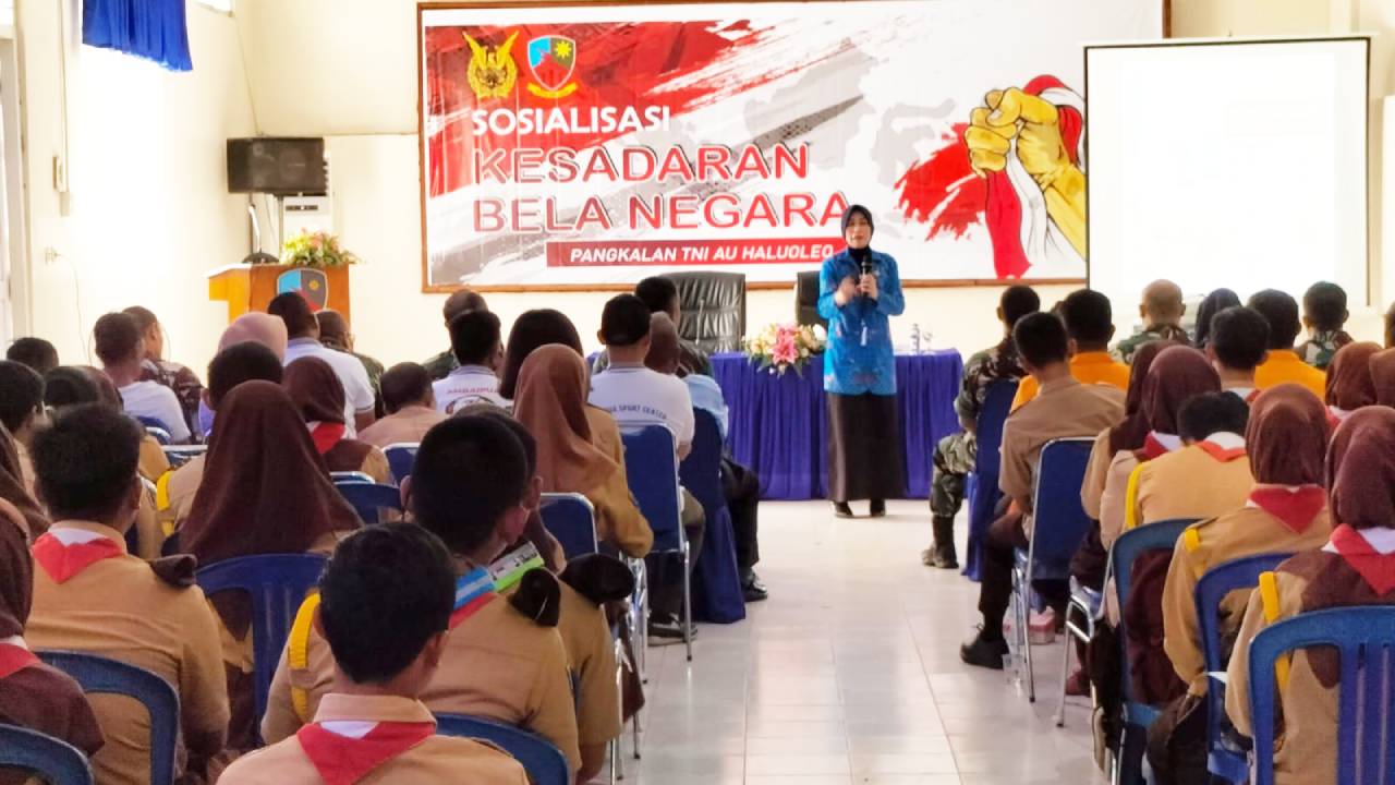 BNNP Sulawesi Tenggara Edukasi Bahaya Narkoba di Lanud Haluoleo