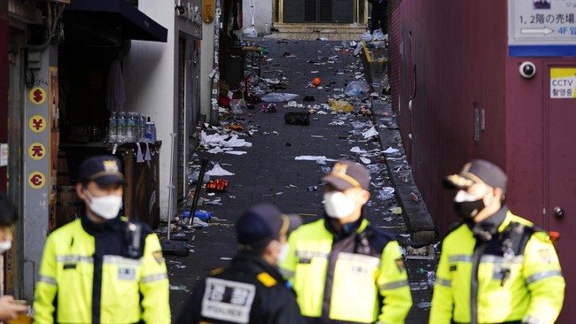 Bukan Cuma Sempit dan Menanjak, Penyebab Gang di Itaewon Bisa Picu Kematian 150 Orang Terungkap