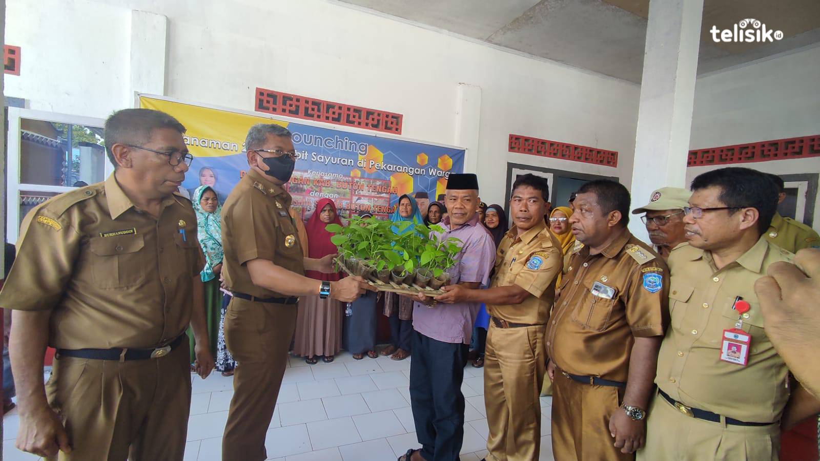 Cegah Krisis Pangan, Masyarakat Buton Tengah Kebagian 20 Ribu Bibit Sayuran