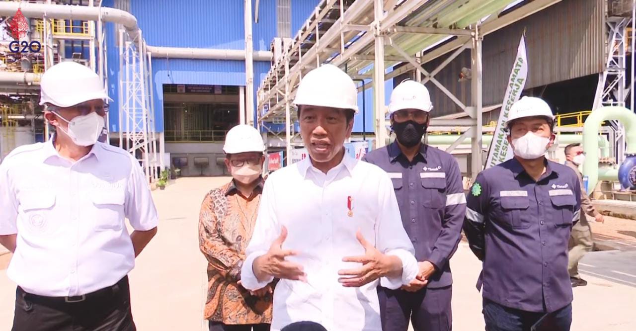 Jokowi Dorong Hilirisasi Timah