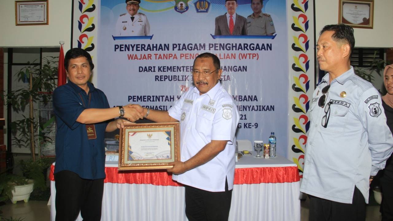 Pemda Bombana Raih WTP ke-9 Kali Berturut-turut