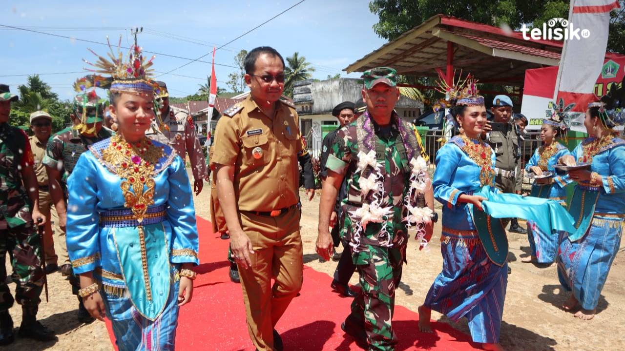 Pj Bupati Kolaka Utara Terima Kunjungan Aslat KASAD TNI di Puncak Monapa