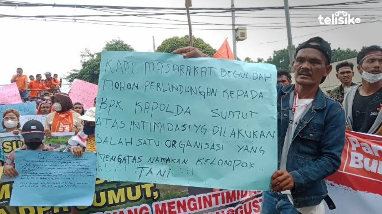 Ratusan Warga Demo, Resah Diteror Preman dan Aktivitas Galian C Diduga Ilegal