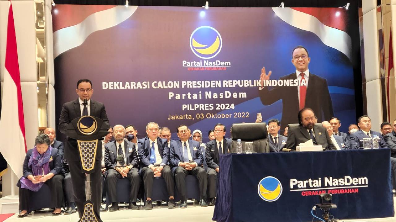 Relawan Anies Bakal Pilih Caleg NasDem di Pemilu 2024