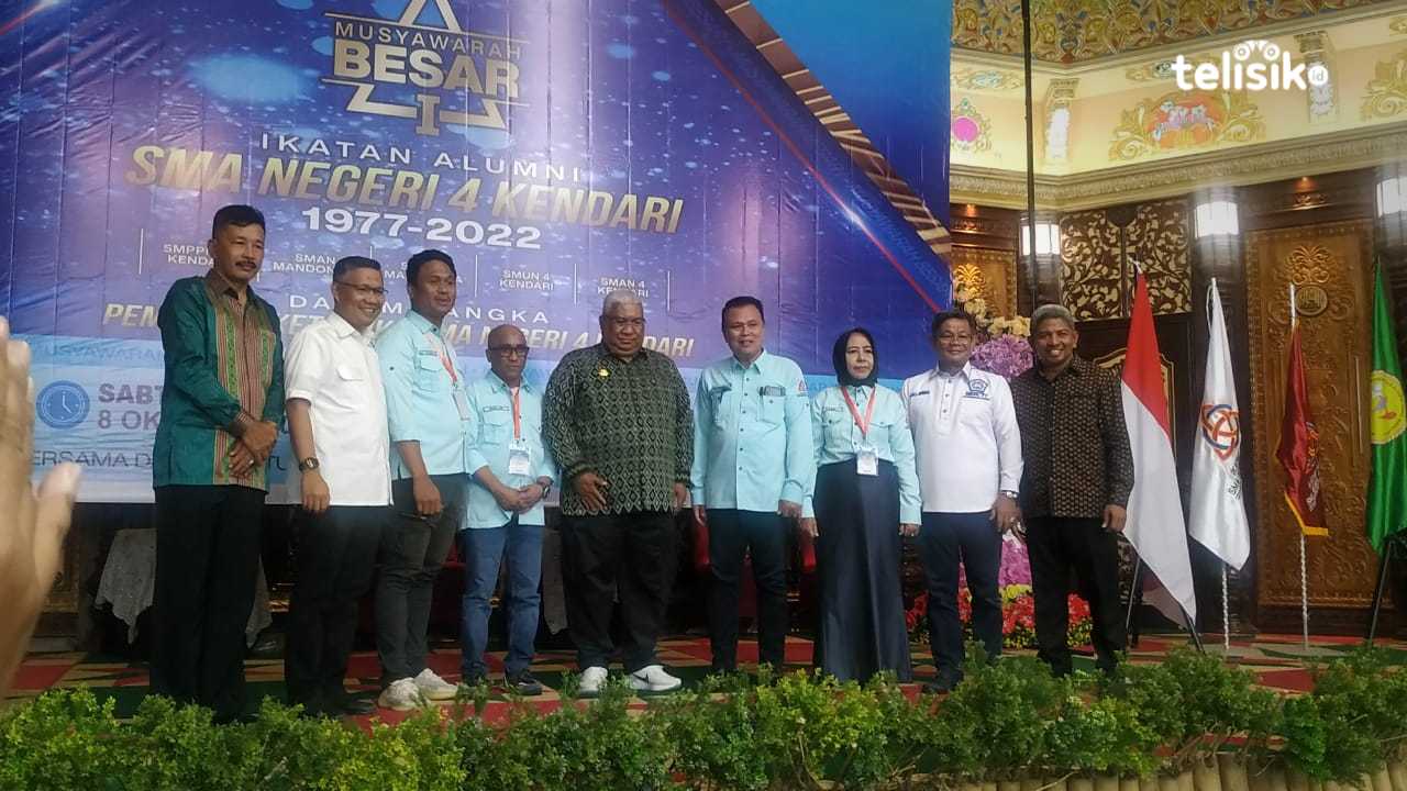 Sebagai Alumni, Sulkarnain Kadir Hadiri Mubes IKA SMAN 4 Kendari