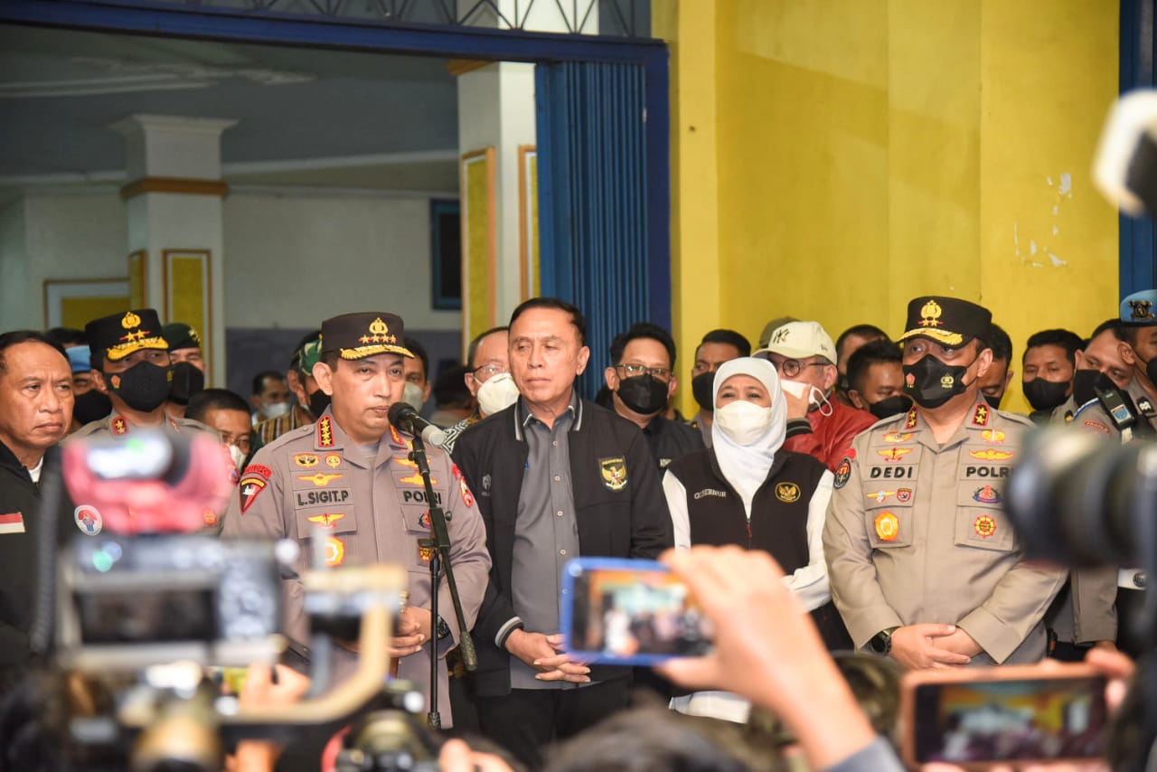 Turunkan Tim Investigasi, Kapolri Janji Usut Rusuh Kanjuruhan Malang