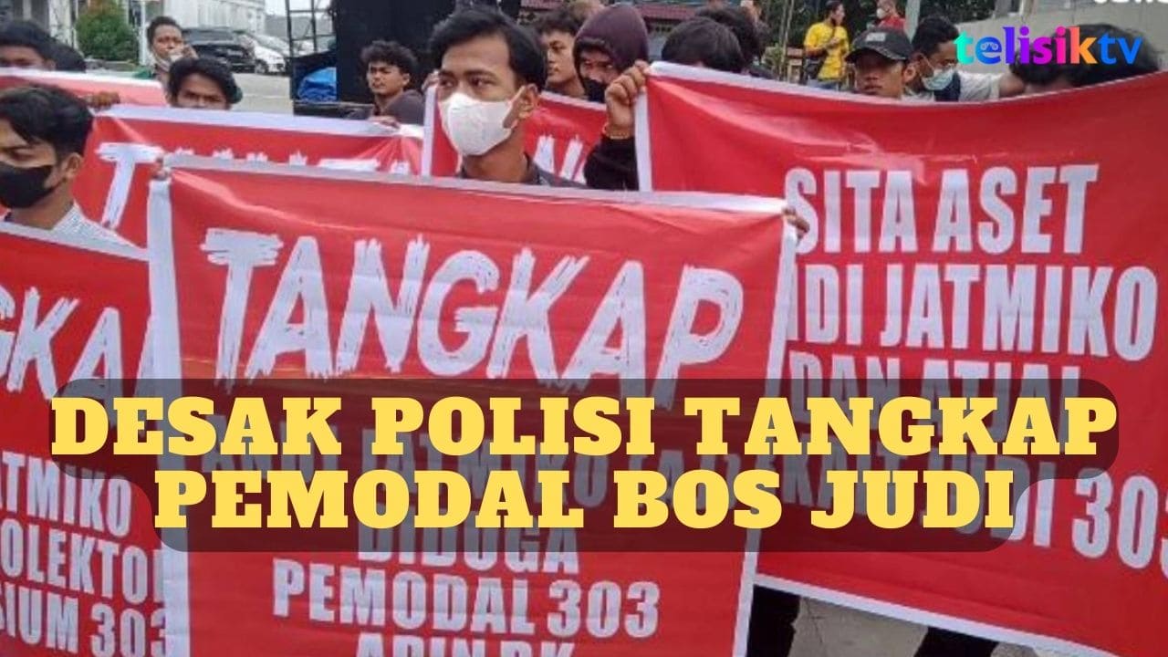 Video: Mahasiswa Demo, Desak Polisi Tangkap Pemodal Bos Judi Apin BK