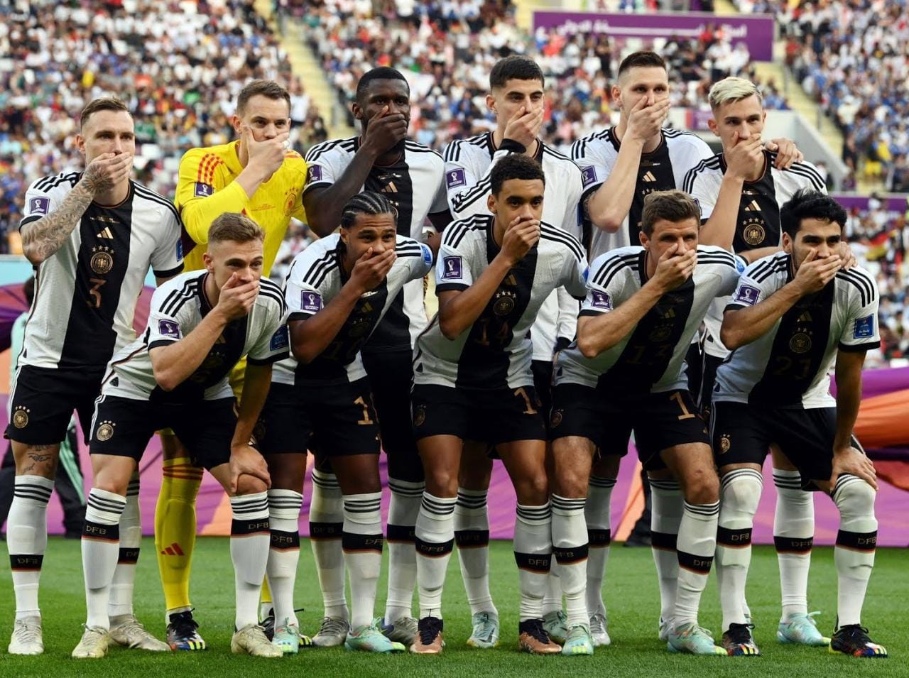 Aksi Tutup Mulut Timnas Jerman saat Lawan Jepang Lambang Dukungan LGBT