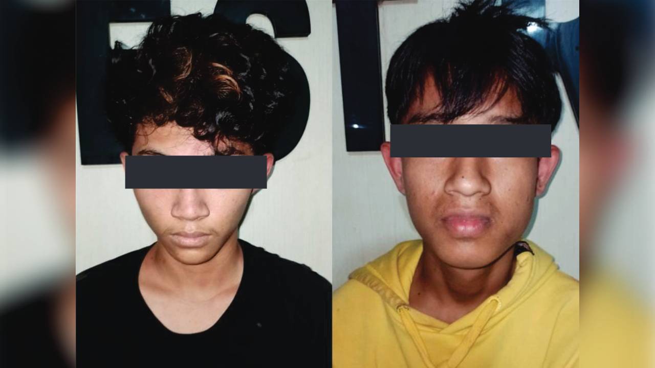 Dua Remaja Kedapatan Bawa Busur dan Badik Langsung Dibekuk Polisi