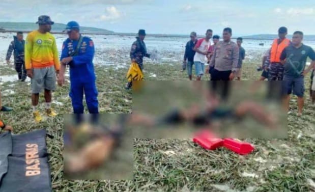 Geger, Tiga Mayat Pria Ditemukan Terapung di Pantai