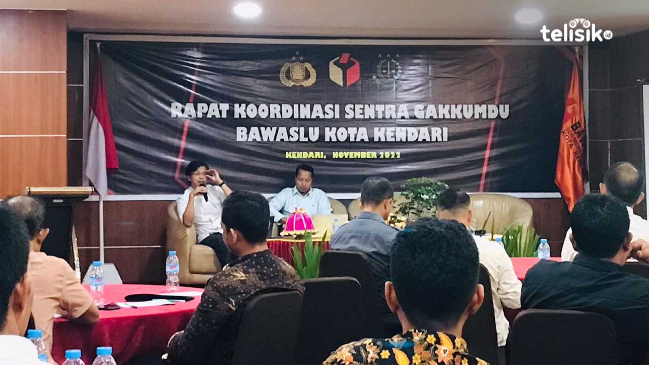 Hadapi Pemilu 2024, Bawaslu Kendari Rakor Sentra Gakkumdu