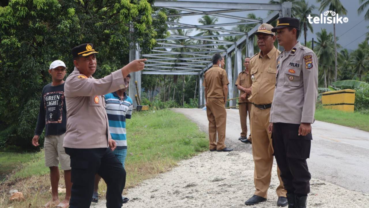 Kapolres Muna Tinjau Jalan Rusak Penyebab Laka Lantas