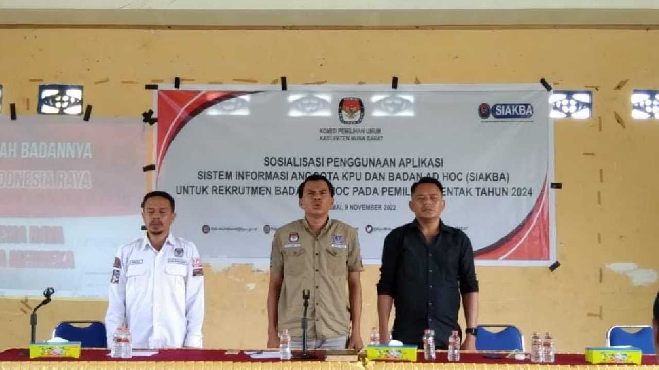 KPU Muna Barat Kelola Pemilu Berbasis Elektronik