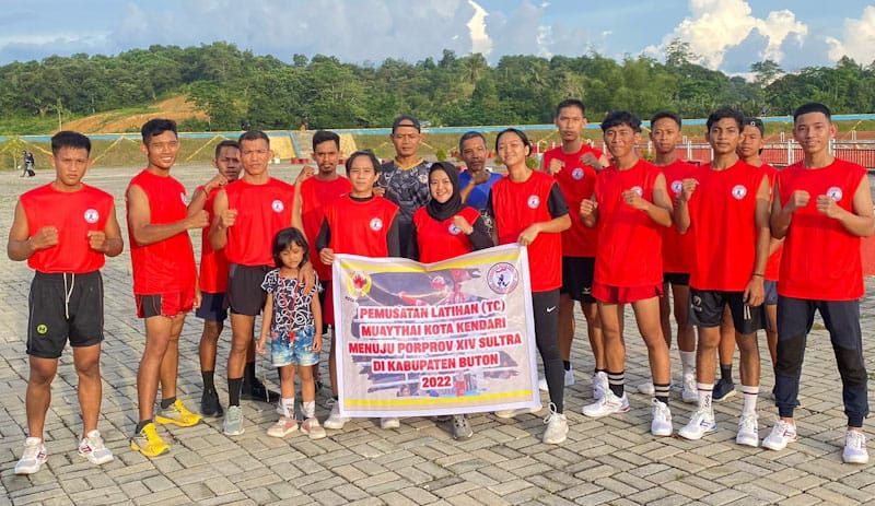 Matangkan Diri, Muaythai Kendari Bidik 7 Medali Emas di Porprov 2022