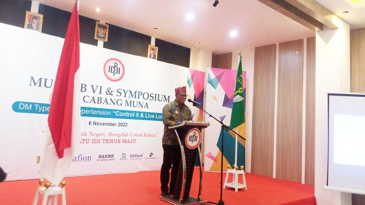 Pemkab Muna Barat Dukung IDI Sebagai Pelayanan Kesehatan Terbuka