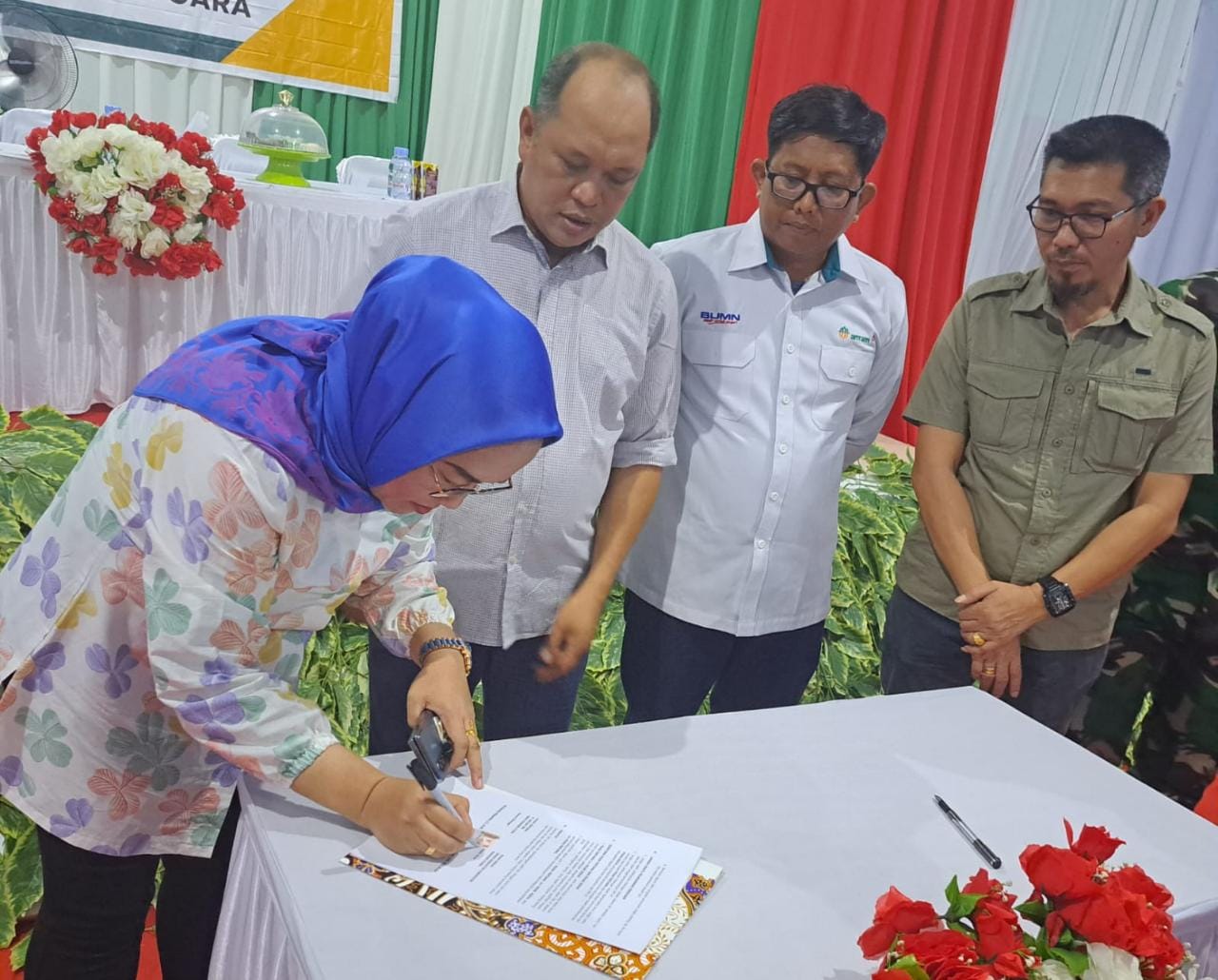 PT Antam Konawe Utara Bersama Pemda Launching Penanganan Stunting