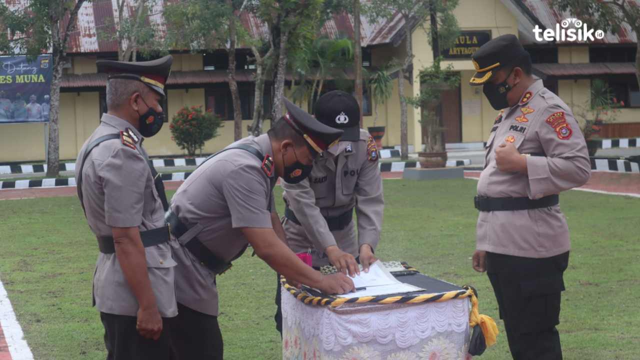 Sejumlah Kasat dan Kapolsek Berganti, Begini Kata Kapolres Muna