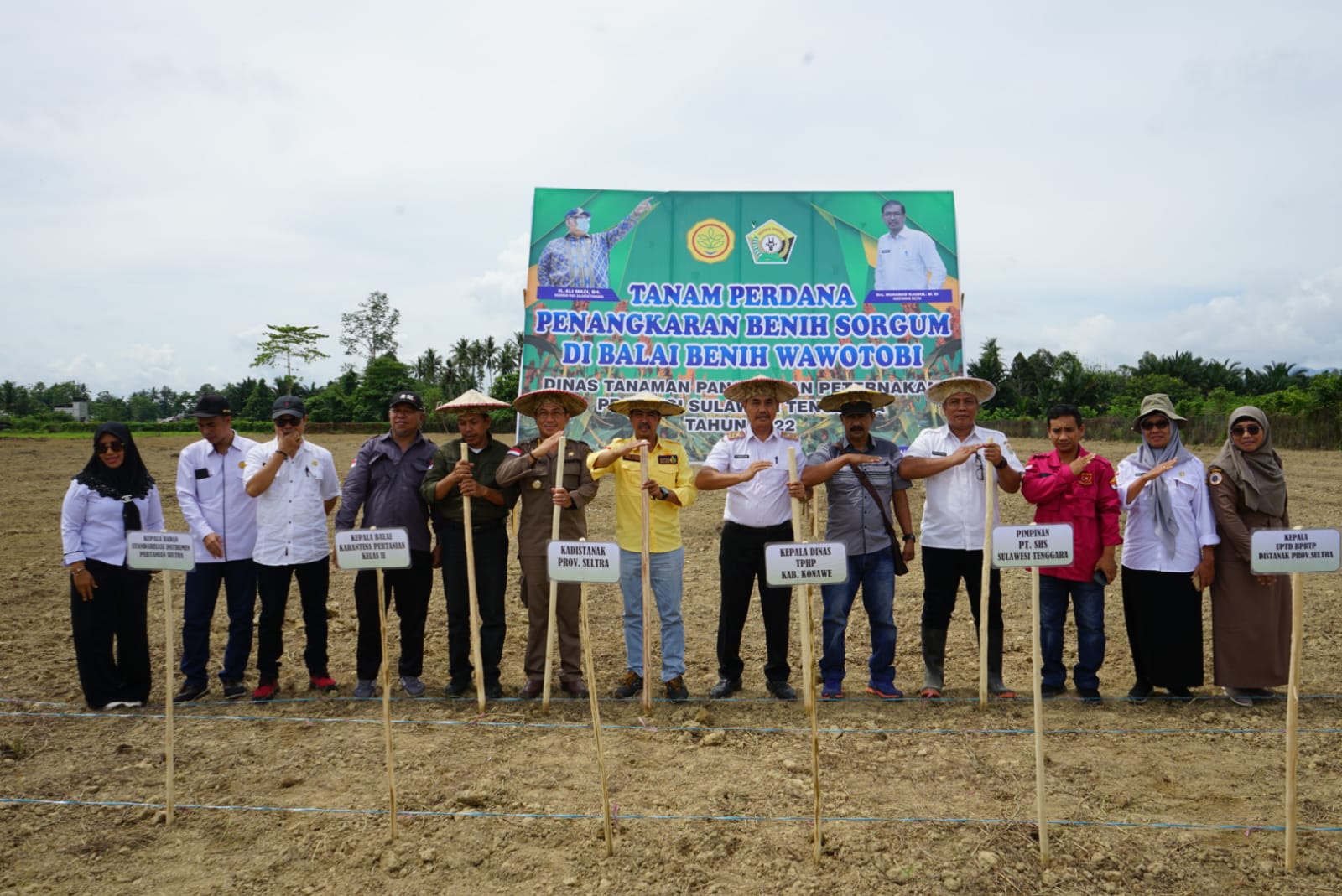 Target Penuhi Kebutuhan Pangan Masyarakat, BBI Konawe Tanam Bibit Sorgum