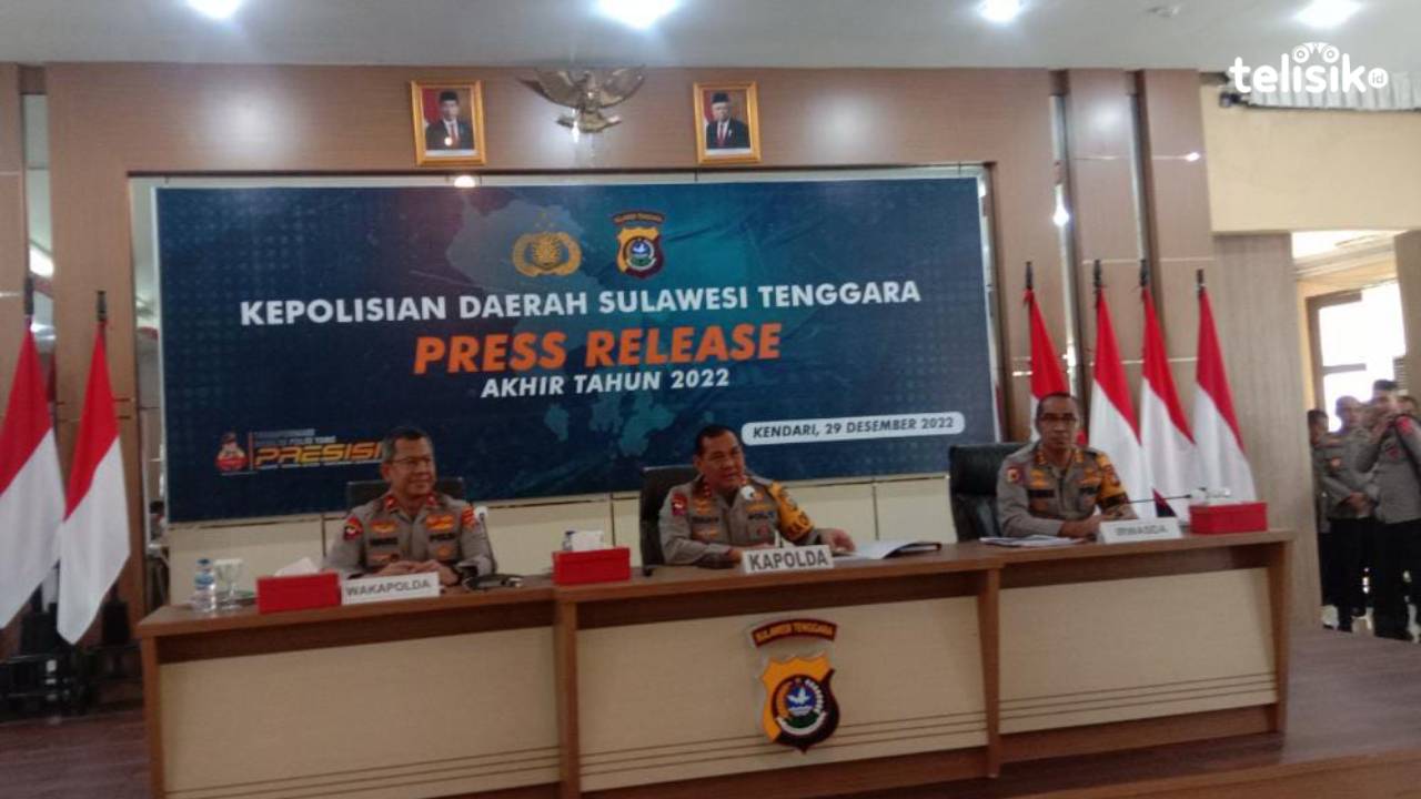 Polda Sulawesi Tenggara Selesaikan 2.570 Kasus Pidana Sepanjang 2022