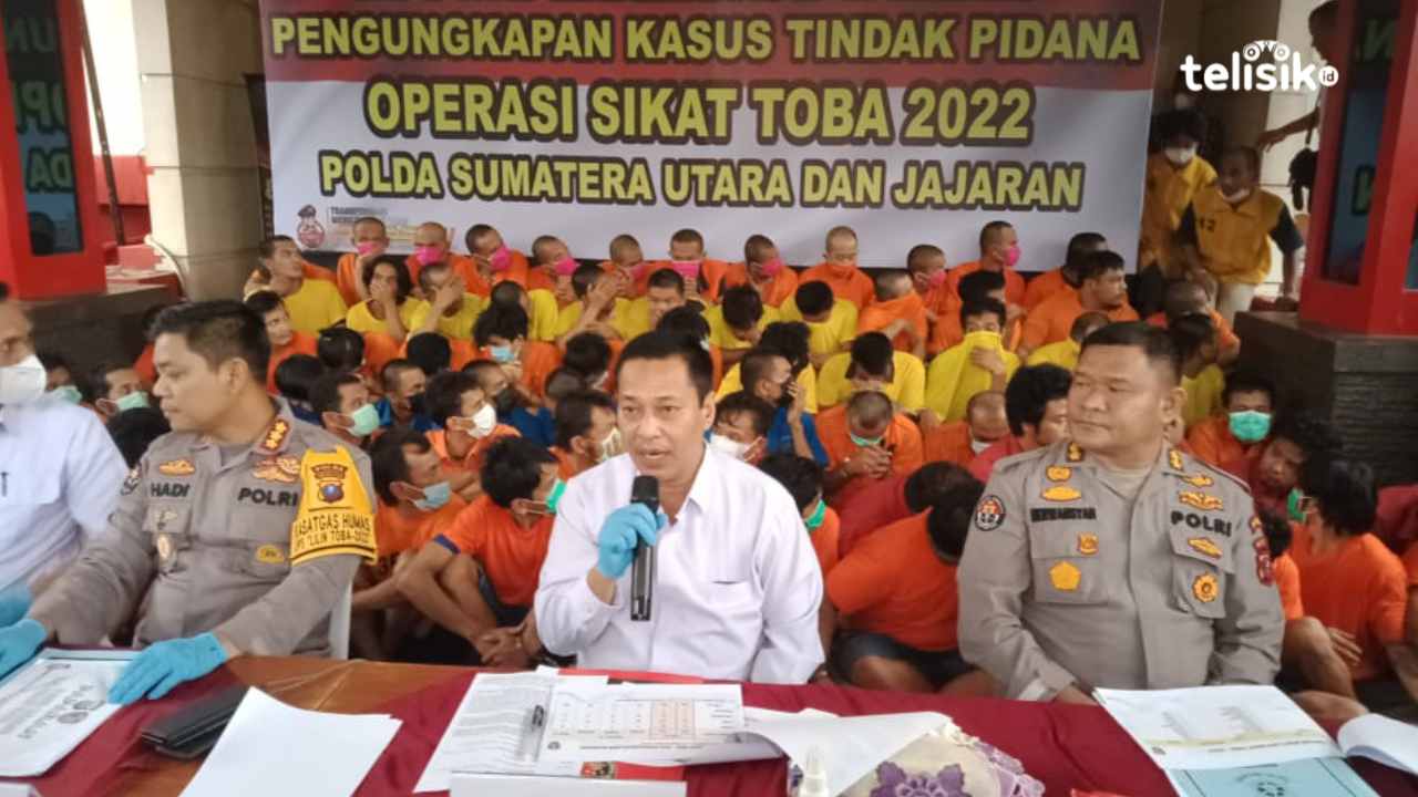 405 Penjahat Meresahkan Ditangkap Polisi dan Otak Pelaku Pencurian 6 Sepeda Motor Diburu