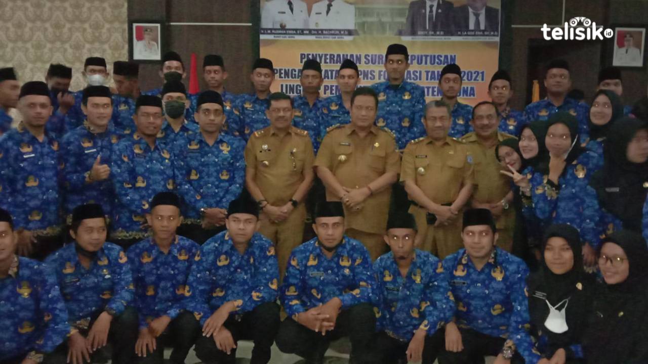 57 CASN dan 1 PPPK Muna Terima SK 80 Persen