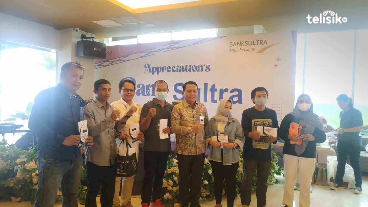 Telisik.id Diganjar Penghargaan Appreciations Bank Sultra For Media 2022