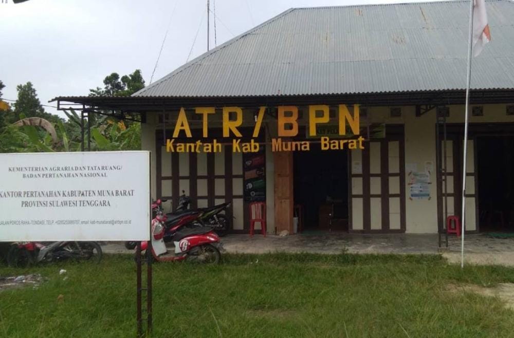 Oknum BPN Muna Barat Diduga Pungli Pengurusan Sertifikat Tanah