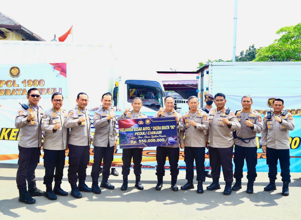 Alumni Akpol 1990 Bantu Korban Gempa Cianjur