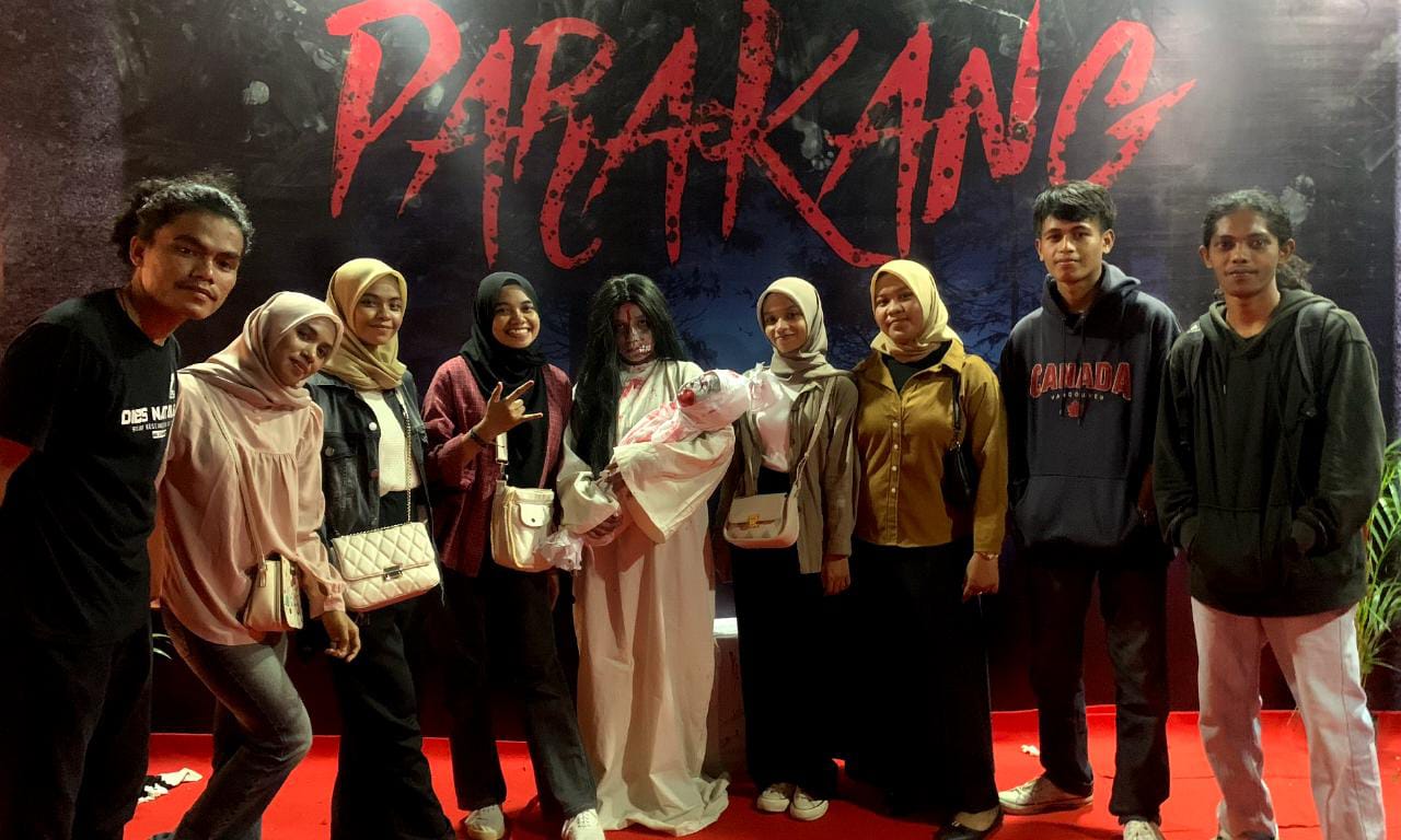 Bikin Penasaran, Wahana Rumah Hantu The Park Kendari Ramai Pengunjung