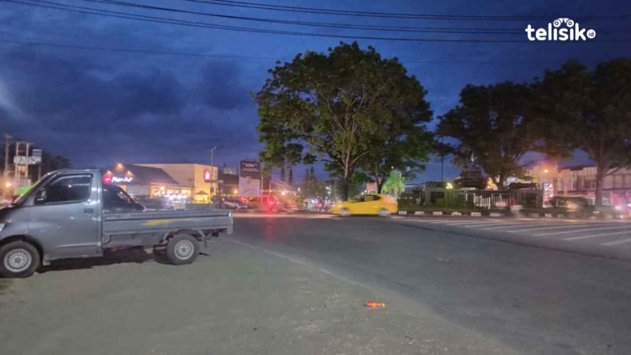 Kondisi Jalur Bundaran Tank dan Gubernur Jelang Tahun Baru 2023